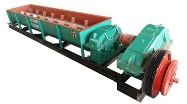 clay brick machine;Twin-shaft Mixer
